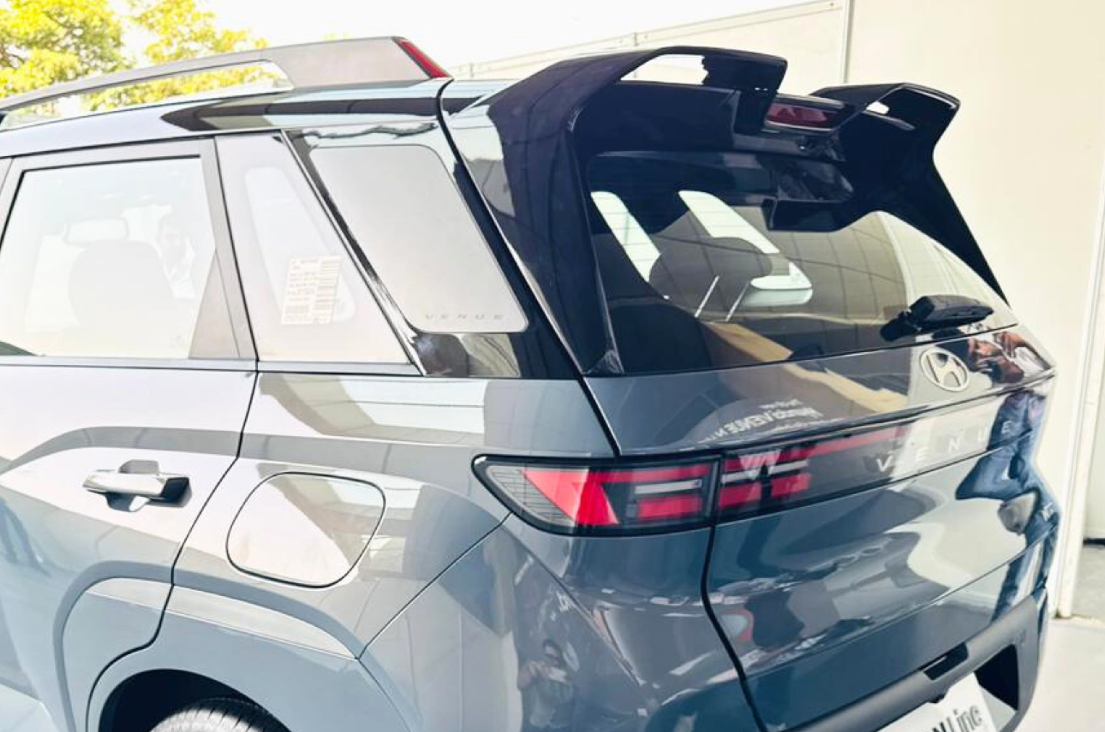 Hyundai Venue N Line rear spoiler